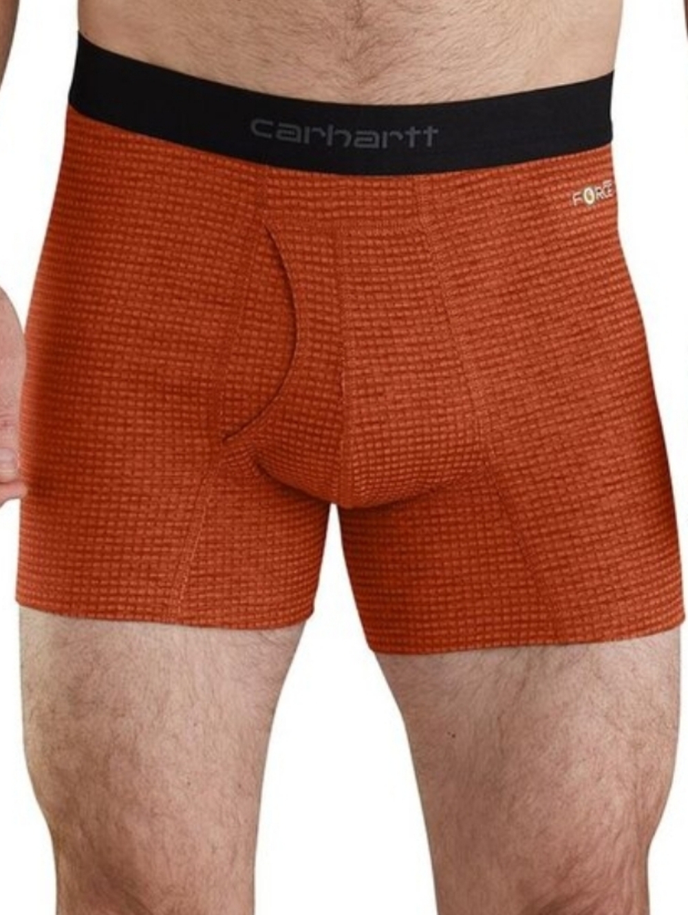 Carhartt Force Grid 5" Boxer Brief- Fired Brick
